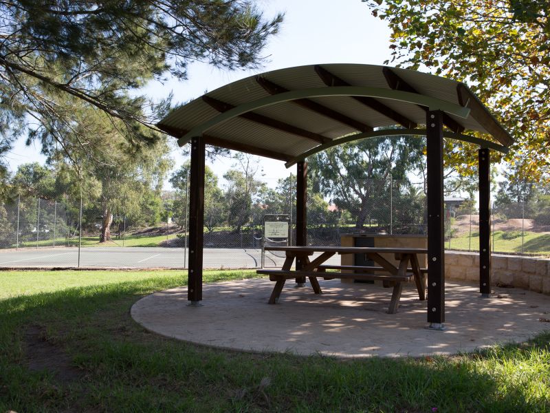 BBQ shelter and courts at Bonds Corner