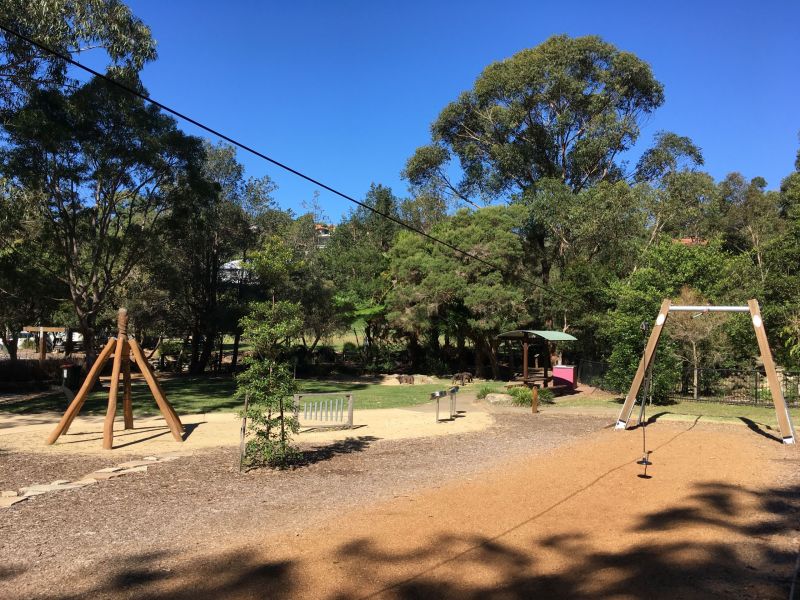 Warners Park Playground - flying fox