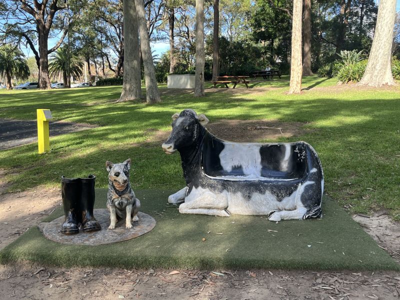Cow sculpture
