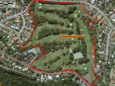 Castle Cove Golf Course - Aerial View